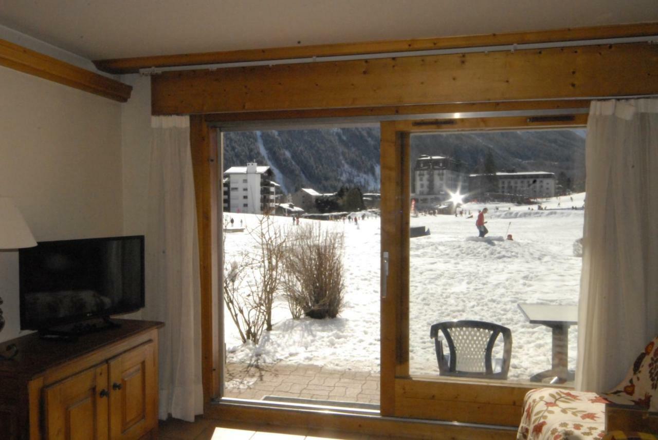 Front Ski Slope Chamonix Apartment Exterior foto