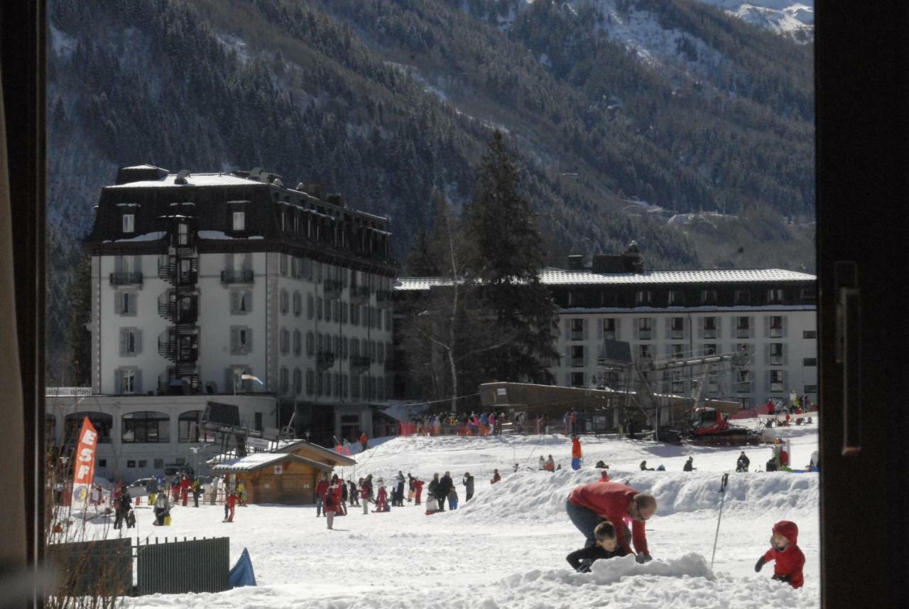 Front Ski Slope Chamonix Apartment Exterior foto