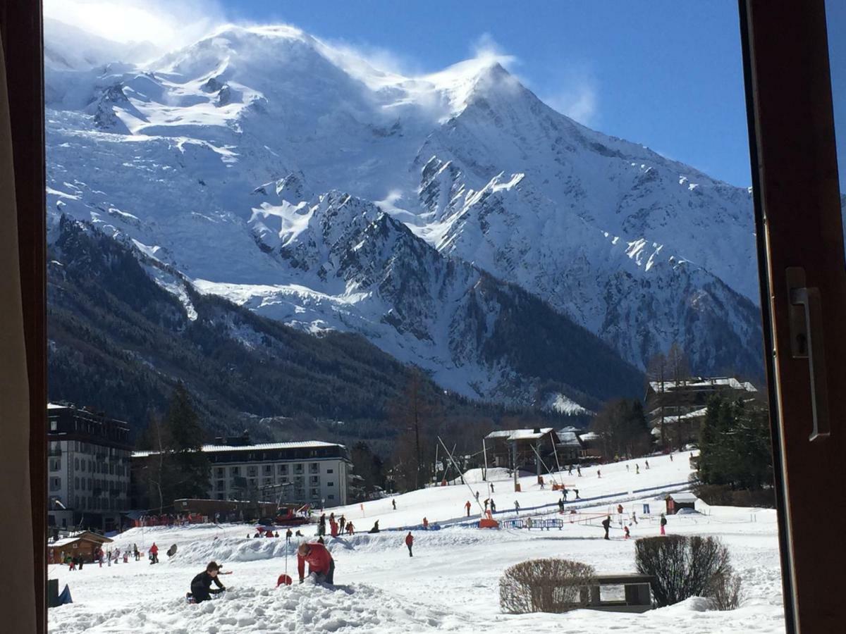Front Ski Slope Chamonix Apartment Exterior foto